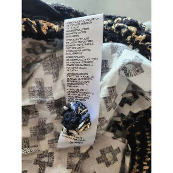 NWT By Anthropologie Freida Layered Sweater Tank top size L - Picture 12 of 12